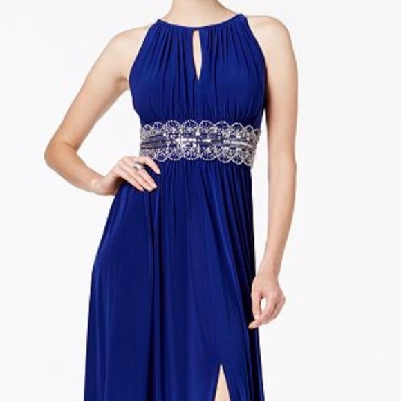 r&m richards royal blue dress